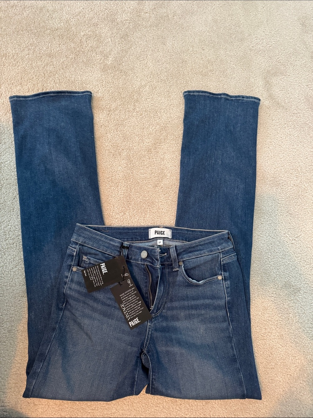 PAIGE laurel canyon mid rise boot jeans
